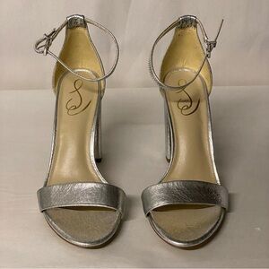 NEW Sam Edelman Silver Yaro Block Sandals